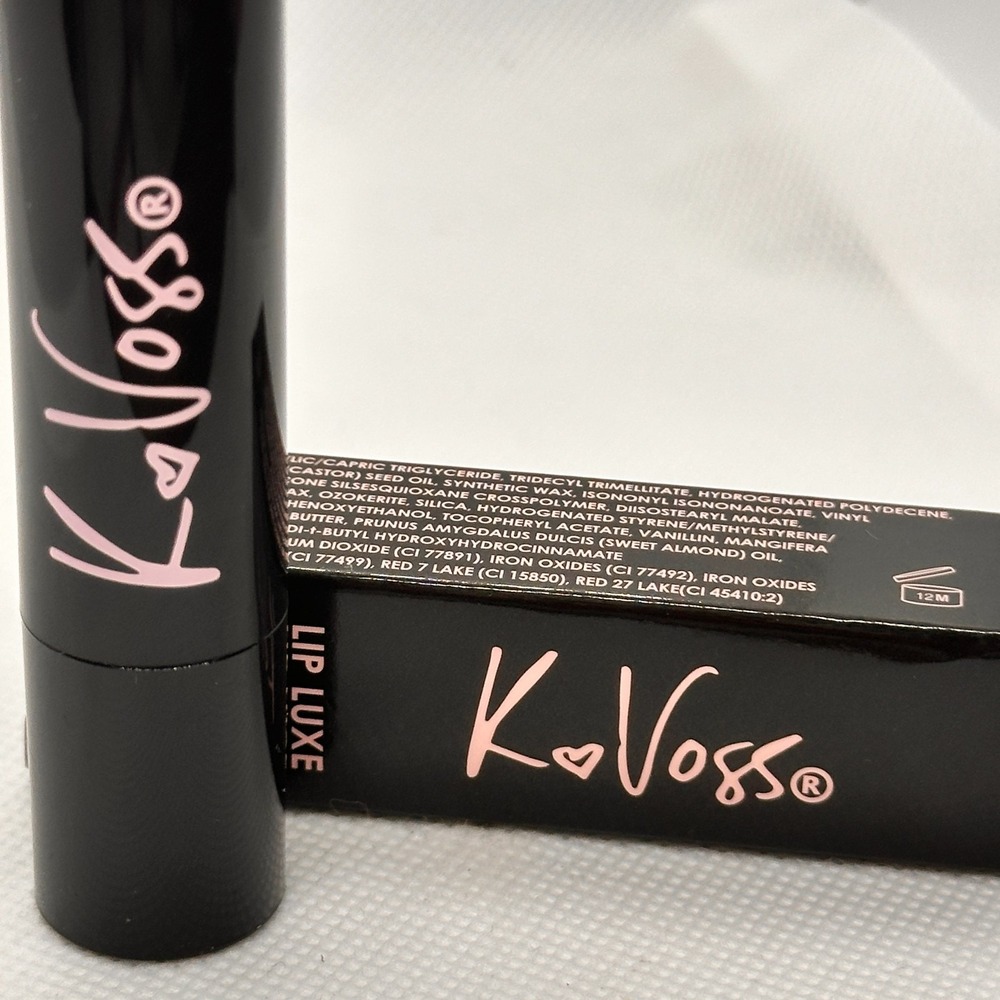 K. Voss Lip Luxe‎ Lipstick in SUGAR HILL 3.4g /.12oz NIB, Vegan